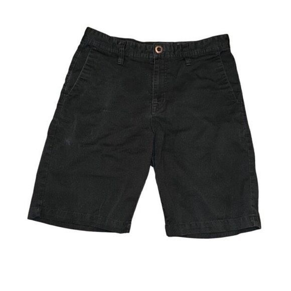 Volcom True To This Men's Shorts Size 30 Black Cotton/poly Blend - Picture 1 of 5